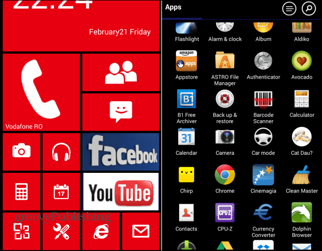 Haga que Android se parezca a Windows Phone con Launcher 8