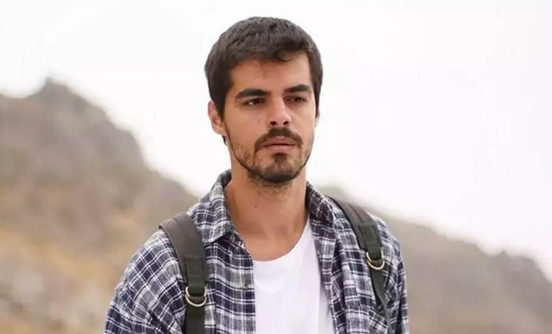 ¡Berk Atan, el actor estrella de Gönül Dağı, abrió la boca y cerró los ojos!