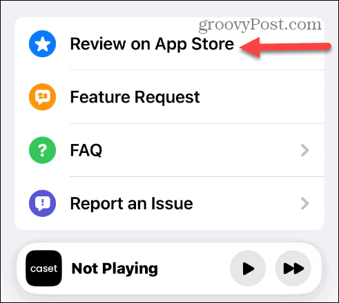 Evite que las aplicaciones en el iPhone soliciten reseñas