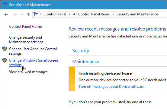 2 Configuración del panel de control