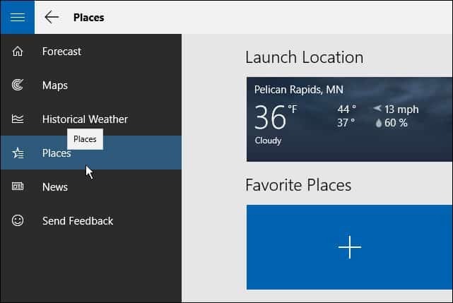 Consejo de Windows 10: Agregue múltiples ubicaciones a la aplicación Weather