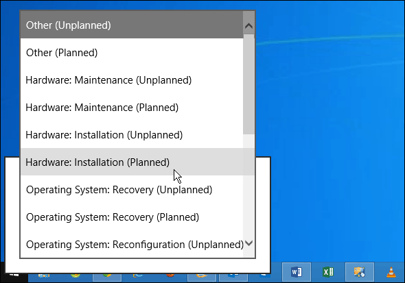 Rastreador de eventos de Windows 8
