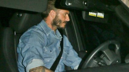 ¡La licencia de David Beckham fue confiscada!