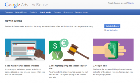 Google AdSense puede darle una idea de lo que podría valer cada ubicación en su sitio. 