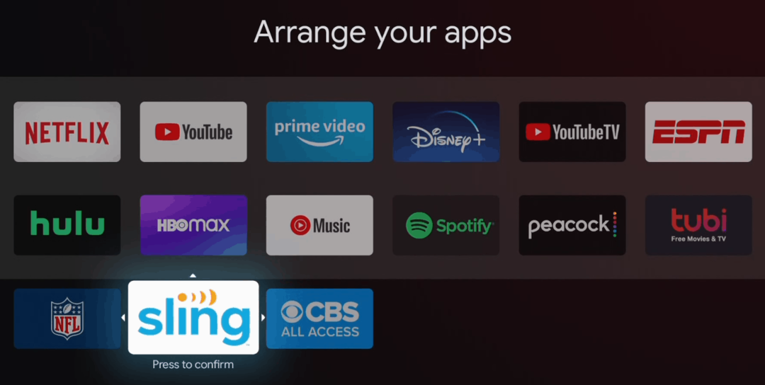 Reorganizar aplicaciones en el Chromecast con la pantalla de inicio de Google TV