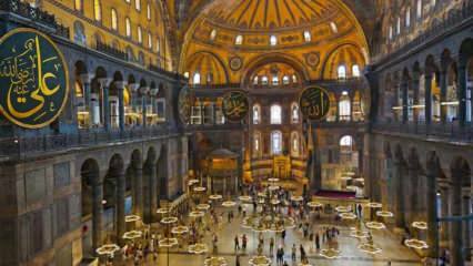 ¡Fue la primera vez en la historia de Hagia Sophia! Azan suena en la mezquita después de 89 años