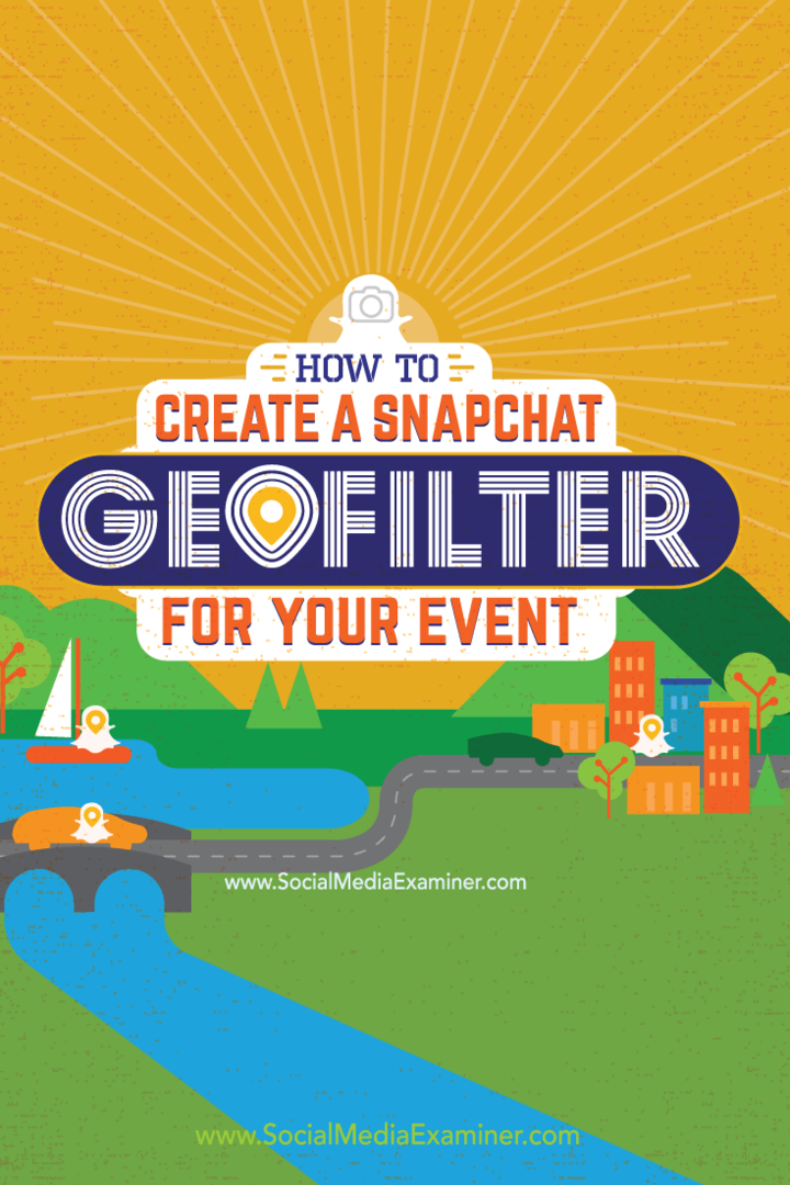 cómo crear un geofiltro de Snapchat