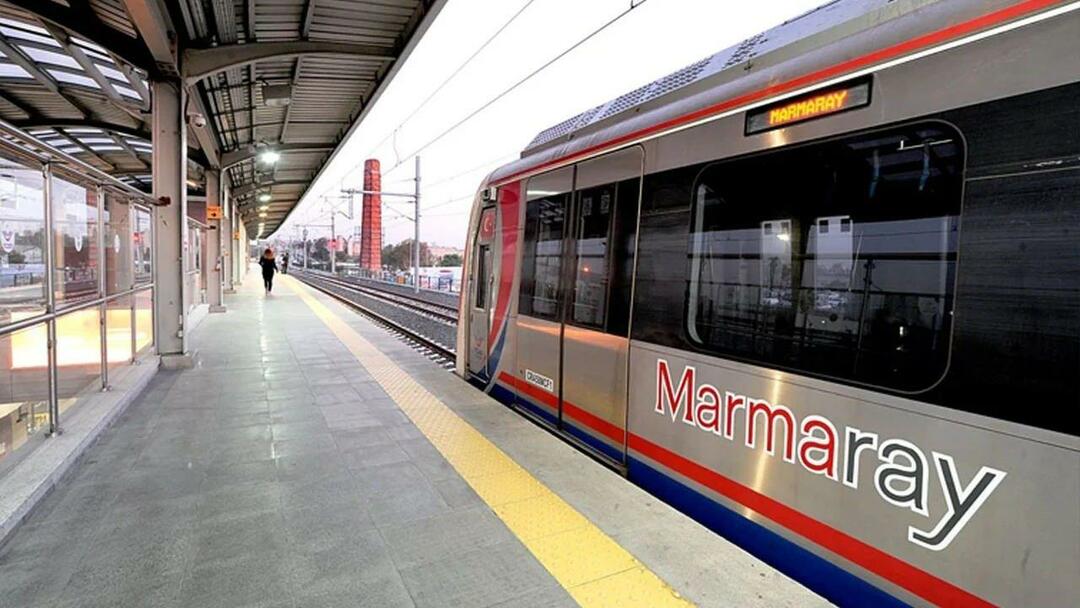 Detalles sobre los tiempos de los viajes de Marmaray