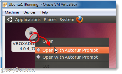 disco de ejecución automática vboxadditions en ubuntu virtualbox