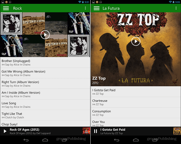 Xbox Music en Android