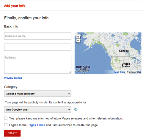 Páginas de Google+: empresas y lugares locales