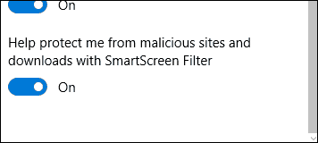 apague SmartScreen 2