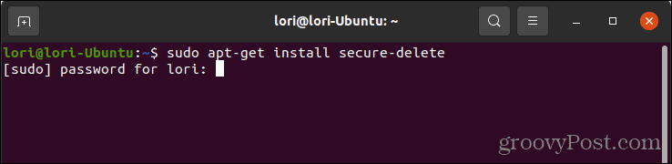 Instalar eliminación segura en Linux