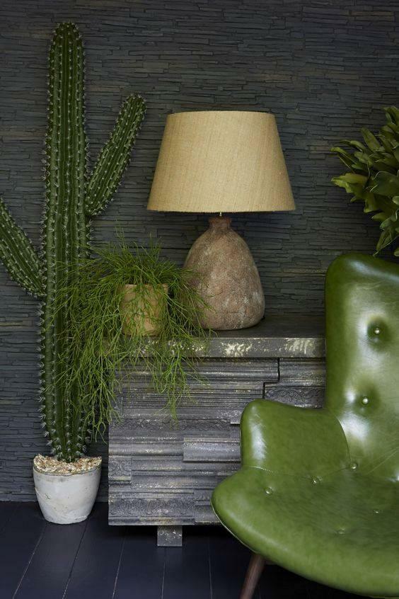 El uso del color verde en la decoración del hogar. 