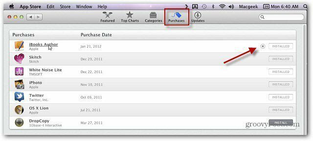Icono de Mac App Store