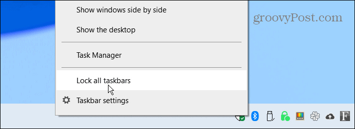 centrar la barra de tareas de windows 10