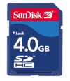 Sandisk 4GB Memoria SDHC