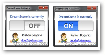 habilitar el activador DreamScene