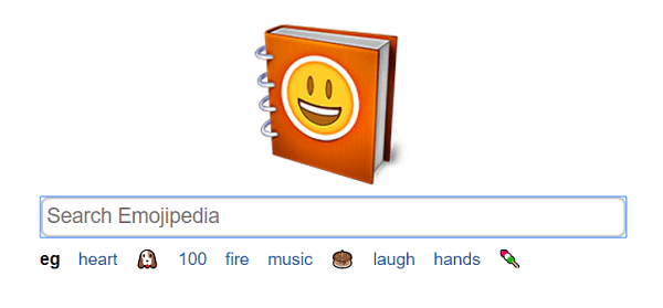 Emojipedia es un motor de búsqueda de emojis.