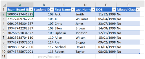 Desglosado de datos de una tabla dinámica de Excel
