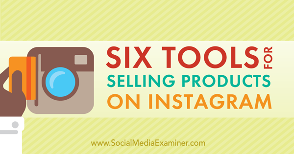 herramientas para vender en instagram