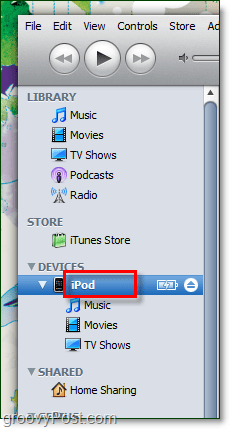 abre iTunes y haz doble clic en el nombre actual de tu dispositivo