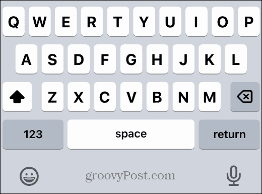 teclado iphone