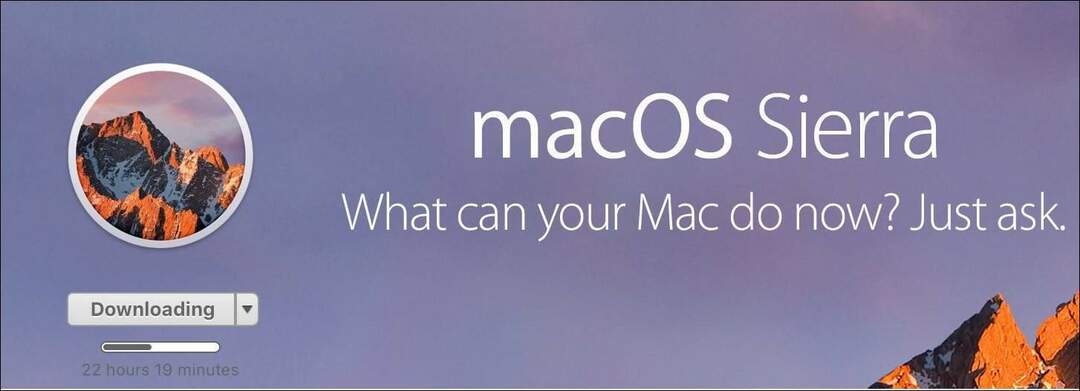 Cómo descargar e instalar MacOS Sierra