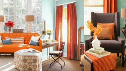 Ideas de decoración del hogar con naranja