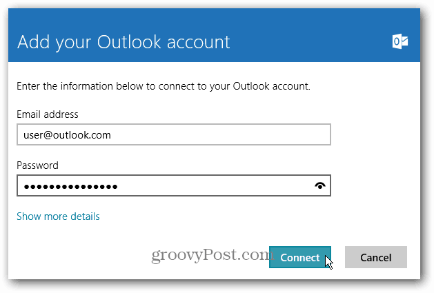Cómo usar el correo electrónico POP con Windows 8 Mail usando Outlook.com