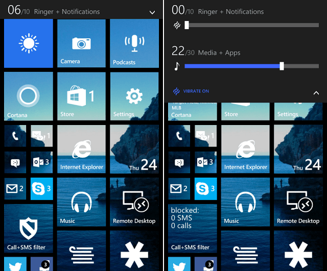 Consejo de Windows Phone 8.1: apague los timbres y las alarmas rápidamente
