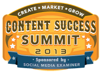 Cumbre de éxito de contenidos 2013
