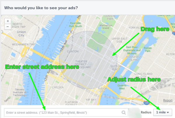 herramienta de mapa de anuncios de facebook
