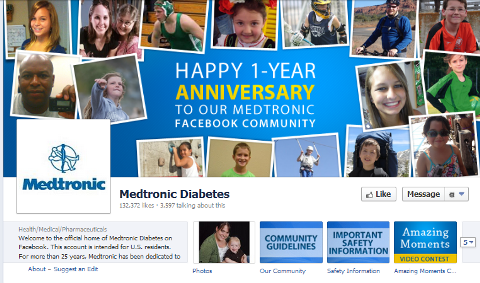 página de facebook de medtronic