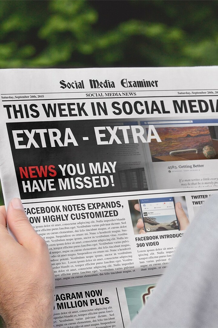 examinador de redes sociales noticias semanales 26 de septiembre de 2015