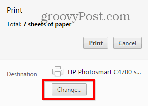 Chrome imprimir pdf
