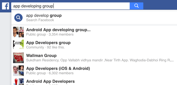 Facebook tiene grupos para prácticamente todos los nichos.