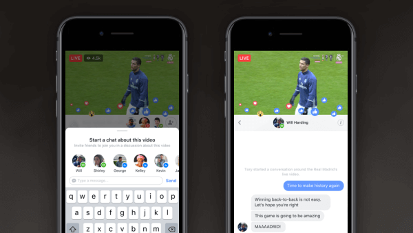 Facebook introdujo Live Chat With Friends y Live With, dos nuevas funciones que facilitan compartir experiencias y conectarse en tiempo real con sus amigos en Live. 