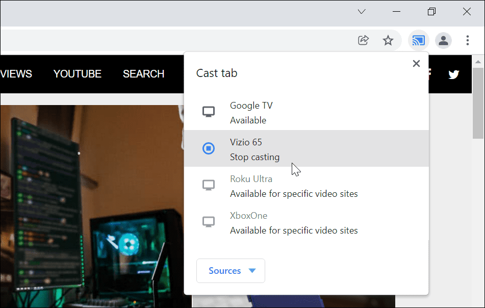 Transmitir Windows 11 a Chromecast