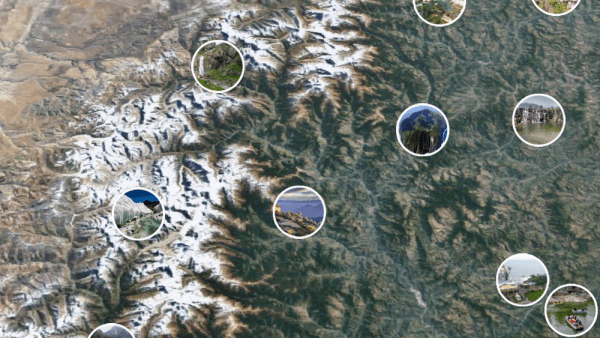 Google invita a los usuarios a explorar un mapa global de fotos de colaboración colectiva en Google Earth tanto en el escritorio como en el móvil.