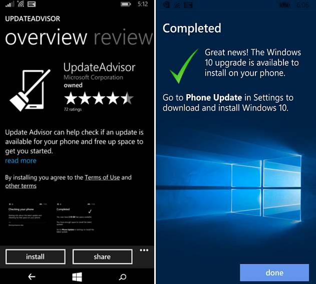 Prepare su Windows Phone para la actualización de Windows 10 Mobile