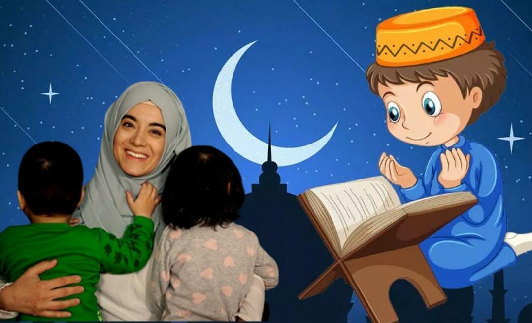 ¿Cómo transmitir el amor del Ramadán a los niños? 3 consejos para transmitir el amor del Ramadán a los niños...