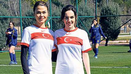 ¡Yağmur Tanrısevsin y Aslıhan Karalar jugaron un partido especial con la Selección Nacional de Fútbol Femenino!