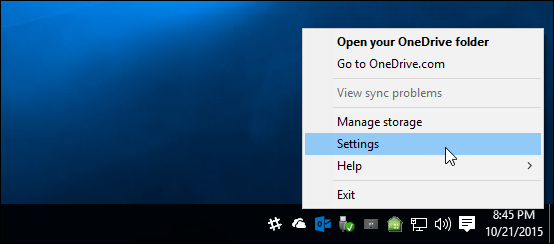 Configuración de OneDrive Windows 10