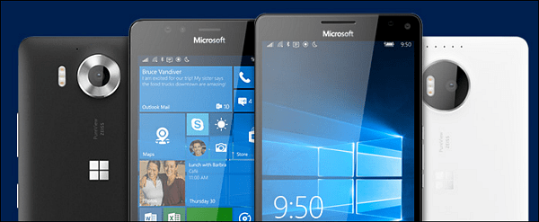 Microsoft también lanza una página de historial de actualizaciones móviles de Windows 10