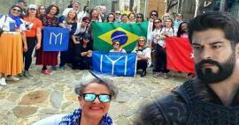 ¡Los fanáticos brasileños acudieron en masa al set de Establishment Osman! Admiraban la cultura turca.