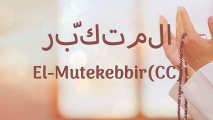 ¿Qué significa al-Mutakabbir? Al Mutakabbir