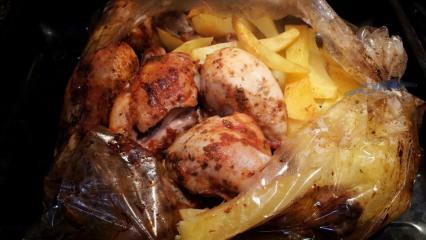 ¿Cómo hacer pollo en una bolsa de horno? Comida de pollo práctica