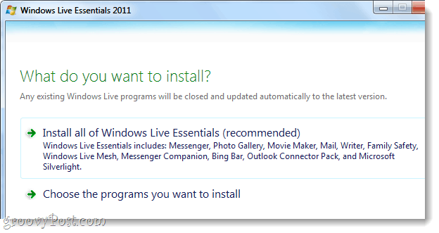 instalar Windows Live Essentials