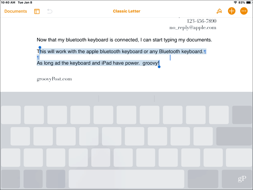 Seis consejos esenciales sobre el teclado para escribir en su iPhone o iPad